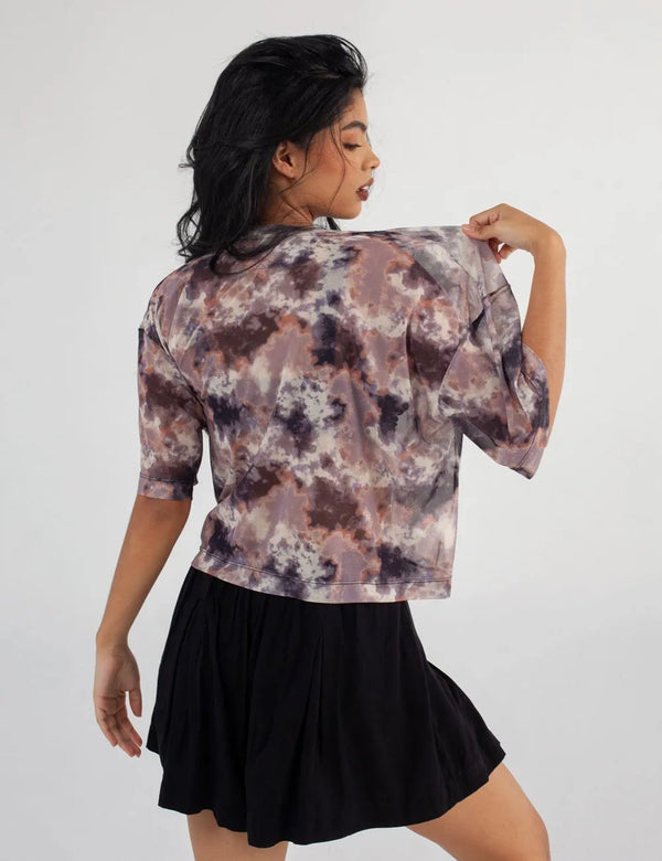 Camiseta Oversize Cosmos multicolor Mujer