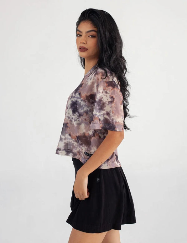 Camiseta Oversize Cosmos multicolor Mujer