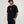 Camiseta Oversize Pacifista negro Hombre