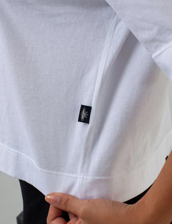 Camiseta Oversize Live Cool Blanco Mujer