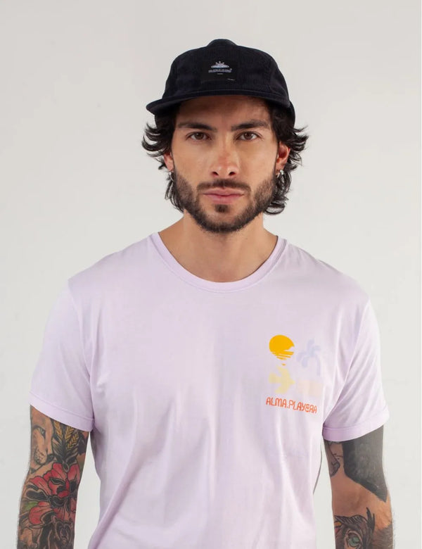 Camiseta Regular Fit Alma Playera lila Unisex