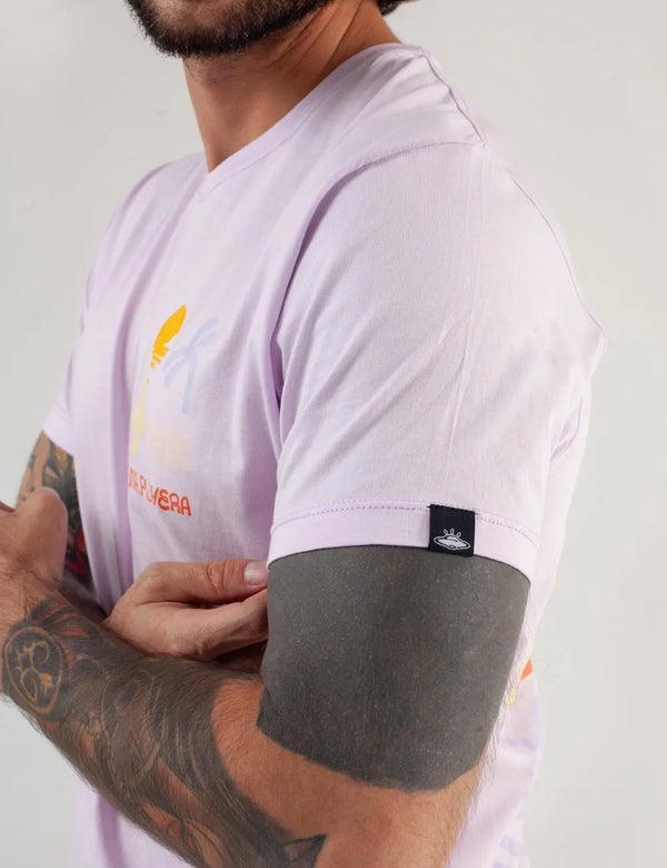 Camiseta Regular Fit Alma Playera lila Unisex