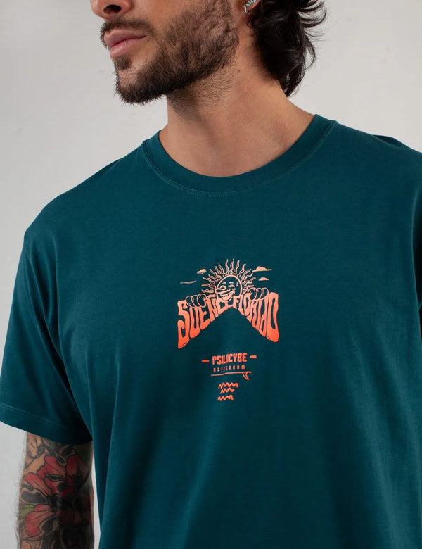 Camiseta Regular Fit Sueño Florido para Hombre