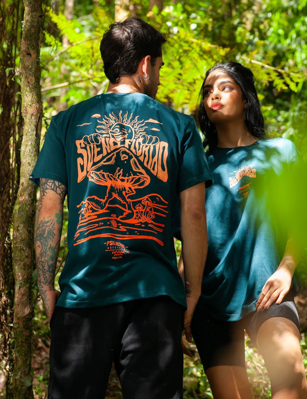 Camiseta Regular Fit Sueño Florido para Hombre