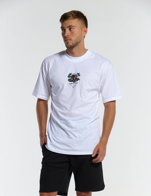 camiseta color blanco de hombre