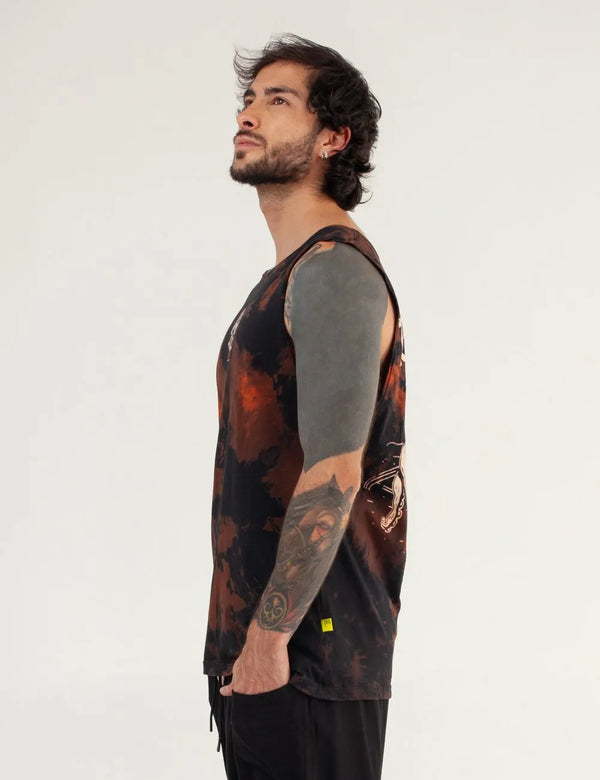 Camisilla Oversize Rolls N Waves negro Unisex
