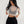 Crop Top Manga Larga GLOW beige Mujer