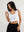 Crop Top Sisa Sepiolita blanco Mujer