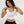 Crop Top Sisa Sepiolita blanco Mujer