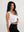Crop Top Sisa Sepiolita blanco Mujer