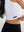 Crop Top Sisa Sepiolita blanco Mujer