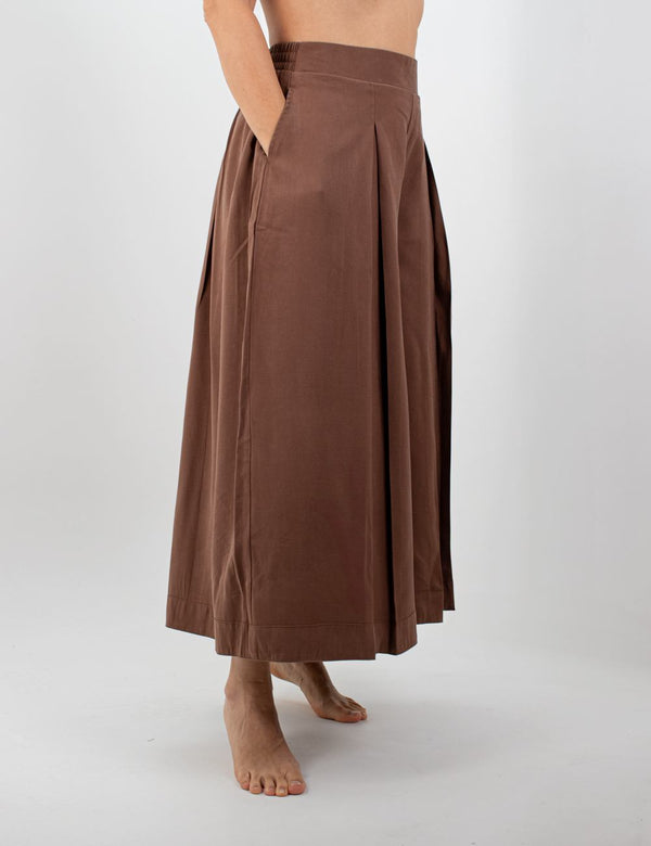Pantalón Culotte Arcilla Mujer