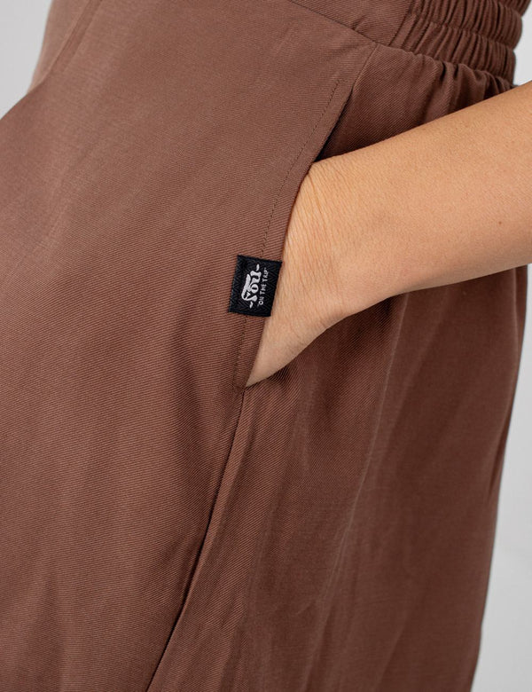 Pantalón Culotte Arcilla Mujer