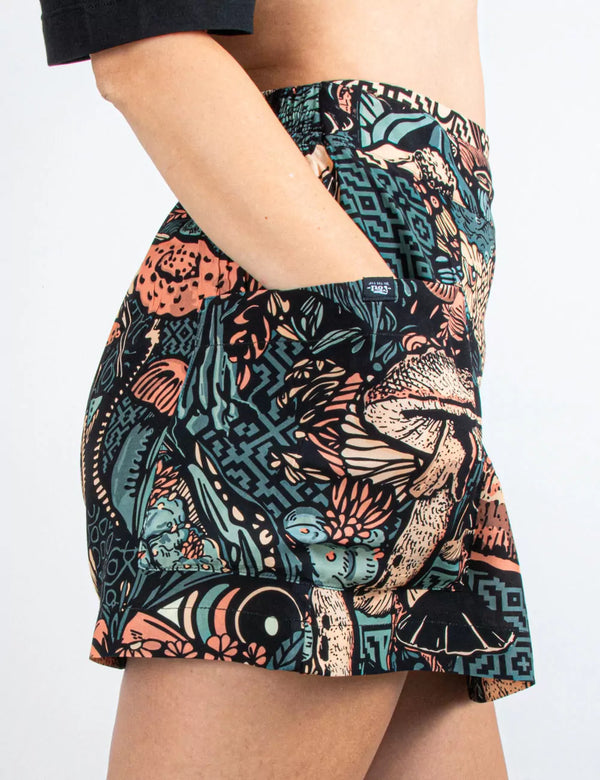 Falda Short Jardín de los Dioses multicolor Mujer