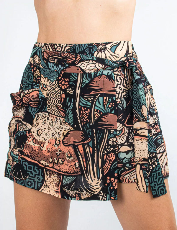 Falda Short Jardín de los Dioses multicolor Mujer