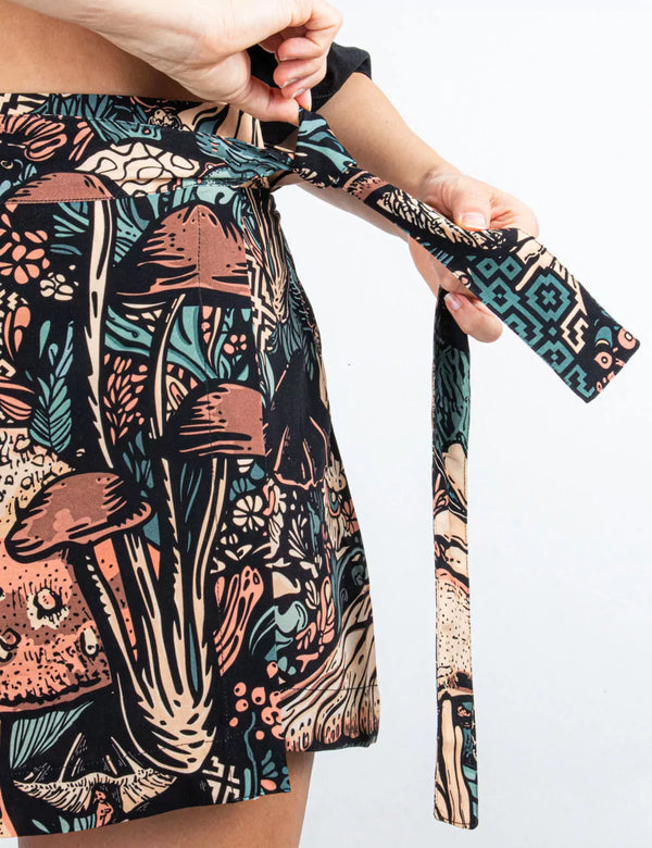 Falda Short Jardín de los Dioses multicolor Mujer