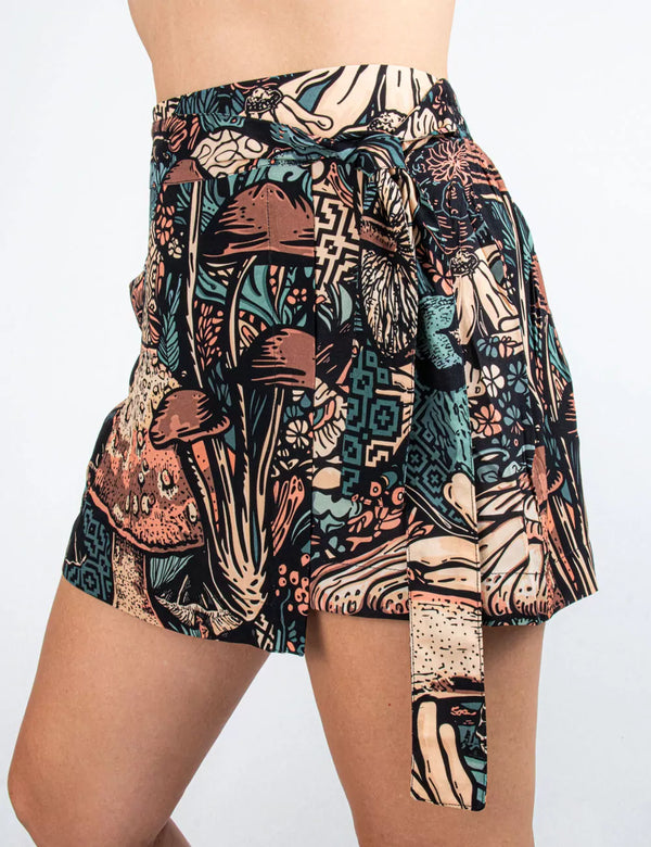Falda Short Jardín de los Dioses multicolor Mujer