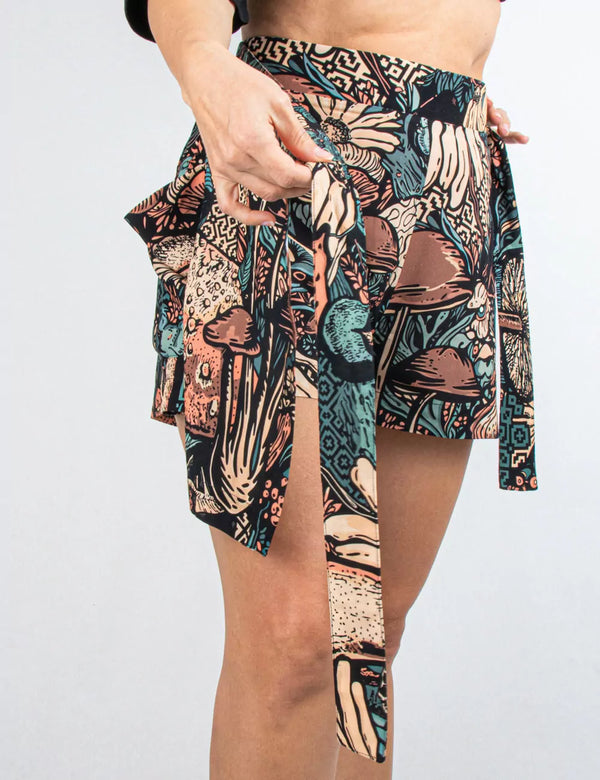 Falda Short Jardín de los Dioses multicolor Mujer