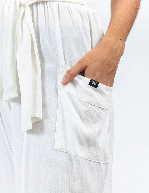 Jumper Tiras cruzadas Mooring crudo Mujer