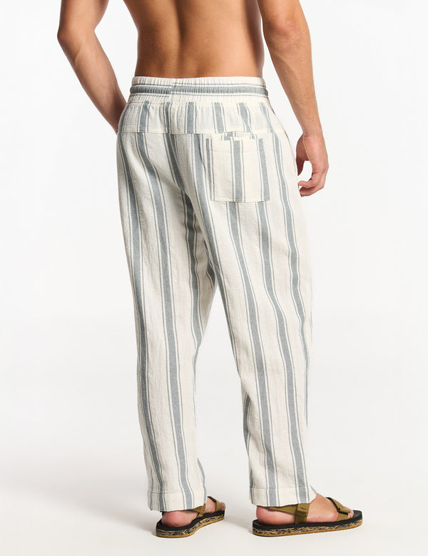 Pantalón Chino  Sealine crudo + verde Hombre