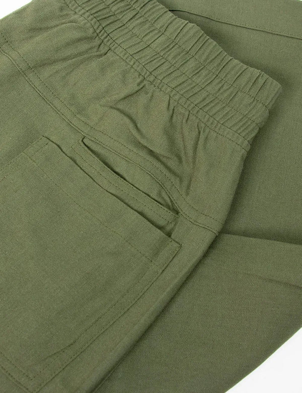 Pantalón Chino Bambú verde pino Hombre
