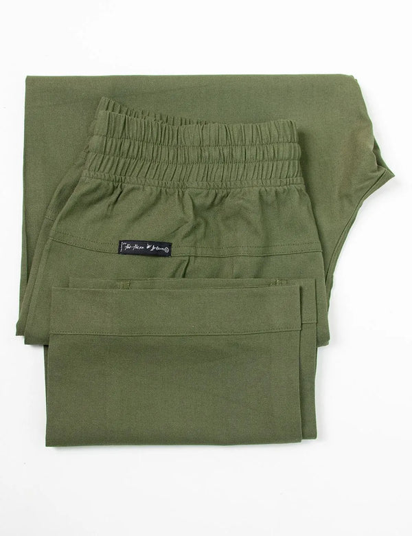 Pantalón Chino Bambú verde pino Hombre