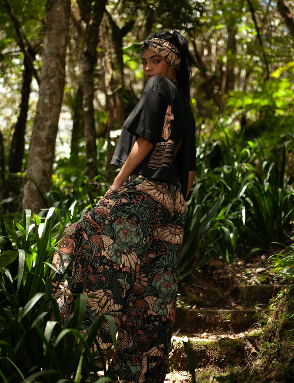 Pantalón Bota ancha Garden  multicolor Mujer