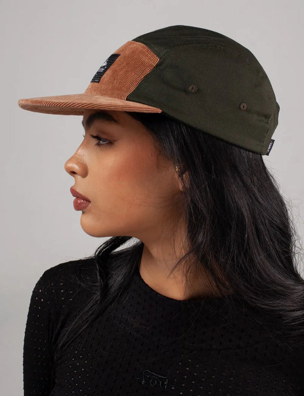 Rider Hat Verde + Cafe Unisex Talla