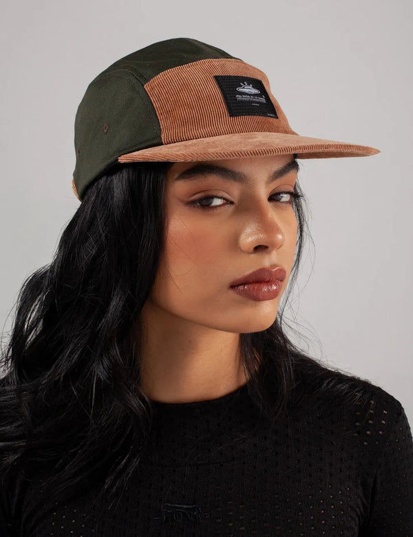 Rider Hat Verde + Cafe Unisex Talla