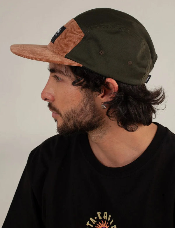 Rider Hat Verde + Cafe Unisex Talla