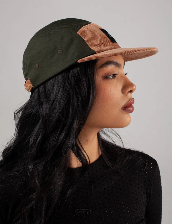 Rider Hat Verde + Cafe Unisex Talla
