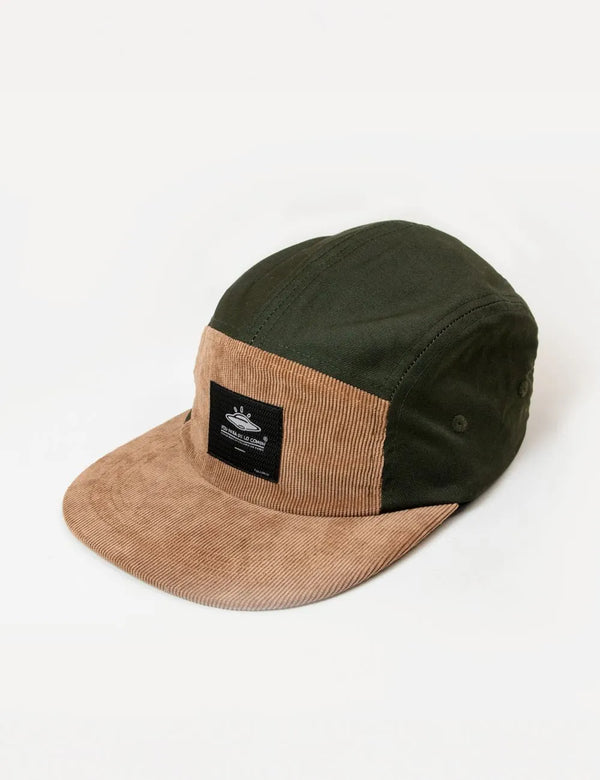 Rider Hat Verde + Cafe Unisex Talla