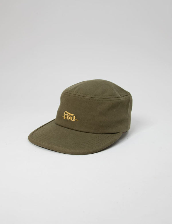 Gorra Rebel Hat verde militar