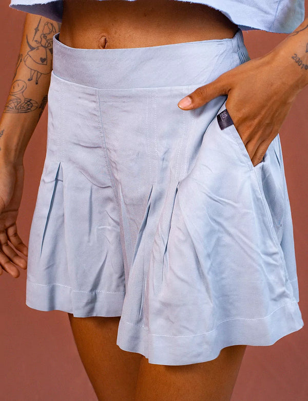 short femenino atuendo casual 2026