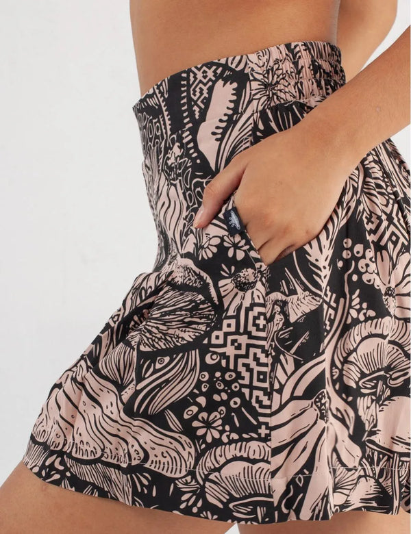 Short Prenses Set Landsky coral Mujer