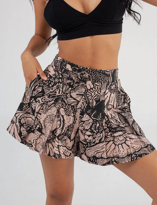 Short Prenses Set Landsky coral Mujer