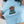 Crop Top Cuello Alto Lúpulo azul claro Mujer