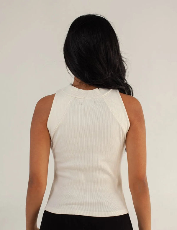 Tank Cuello Alto UFO Crudo Mujer