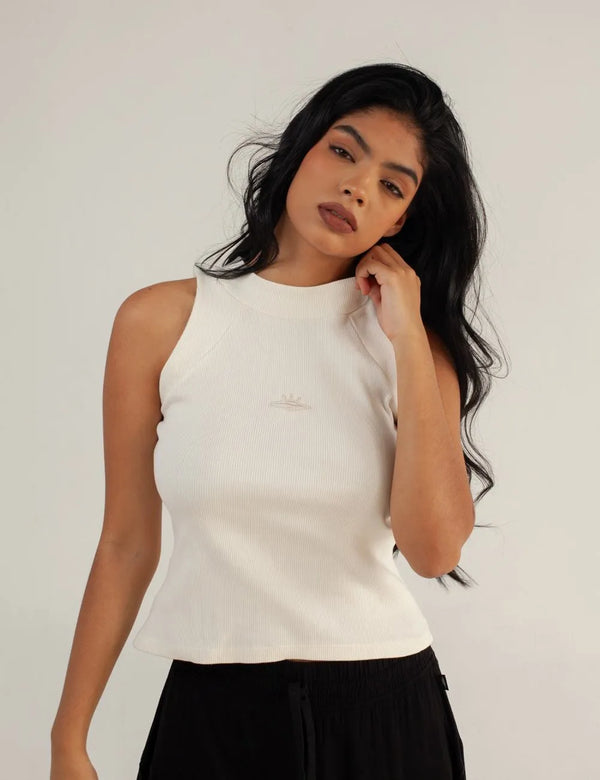 Tank Cuello Alto UFO Crudo Mujer