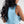 Crop Top Cuello Alto Lúpulo azul claro Mujer