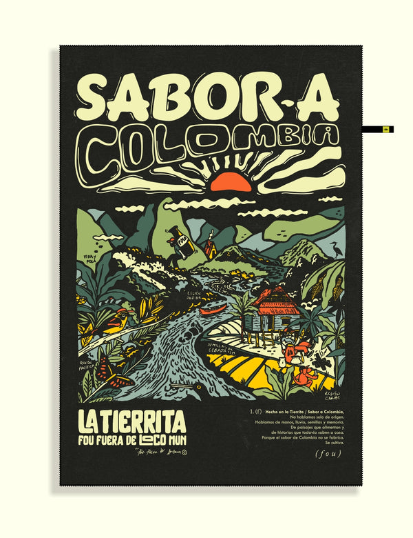 Toalla Viajera Microfibra 90 x 1.41 Sabor a Colombia