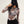 Crop Top Largo Mesh Manga Larga Butterfly verde militar Mujer