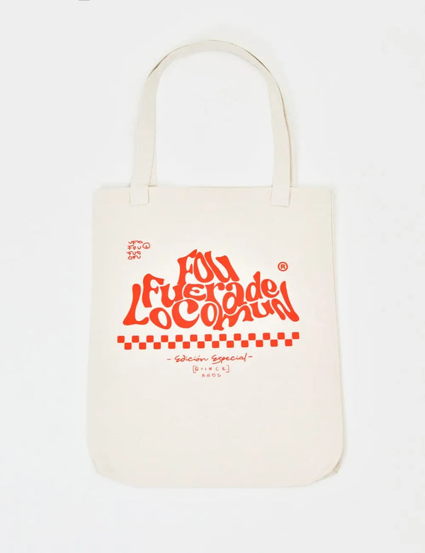 Tote Bag 15 AÑOS crudo