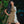 Vestido Corto cuello Alto Bioma verde militar Mujer