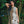 Vestido Corto cuello Alto Bioma verde militar Mujer