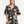 Vestido Semi Ajustada Savia negro + crudo Mujer