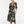 Vestido Semi Ajustada Savia negro + crudo Mujer