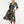 Vestido Semi Ajustada Savia negro + crudo Mujer